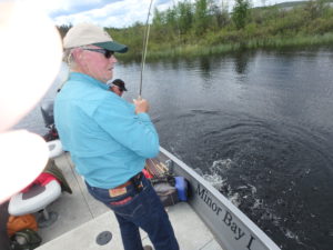 Fighting Pike by Boat