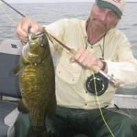 TFO Mangrove on a Big Lake, with a Big Bronzeback