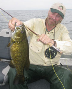 TFO Mangrove on a Big Lake, with a Big Bronzeback