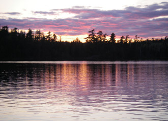 Sunset over Yoke Lake