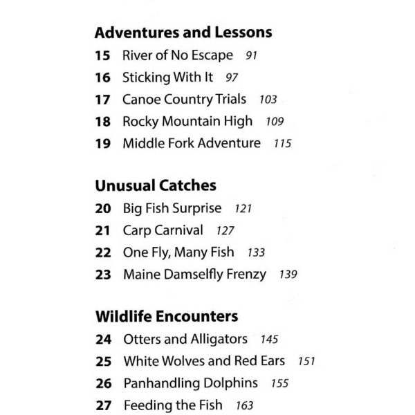 "Adventures of a Fishing Bum" Contents, page 2