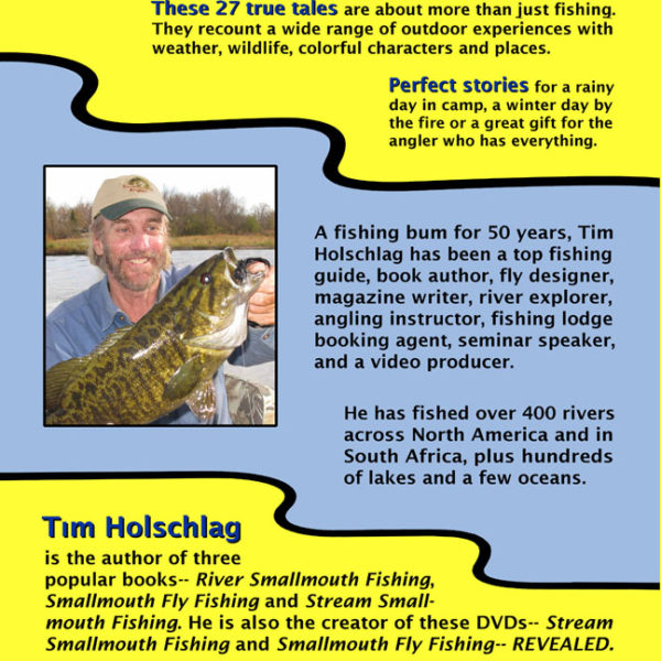 "Adventures of a Fishing Bum" back cover