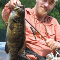 Tim Holschlag with 5 pounder on a Tiny Torpedo