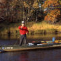 Anchored Jonboat